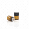 1/4 (1ml) Dram Amber Sample Vial Bottles (pack of 24)
