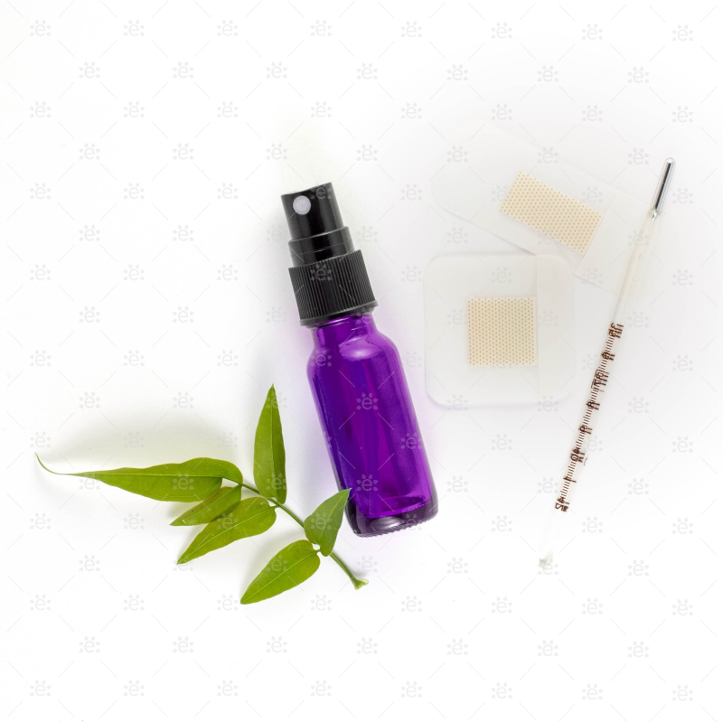 15ml Purple Glass Bottle with Spray Head (5 pack) Glass Spray Bottle