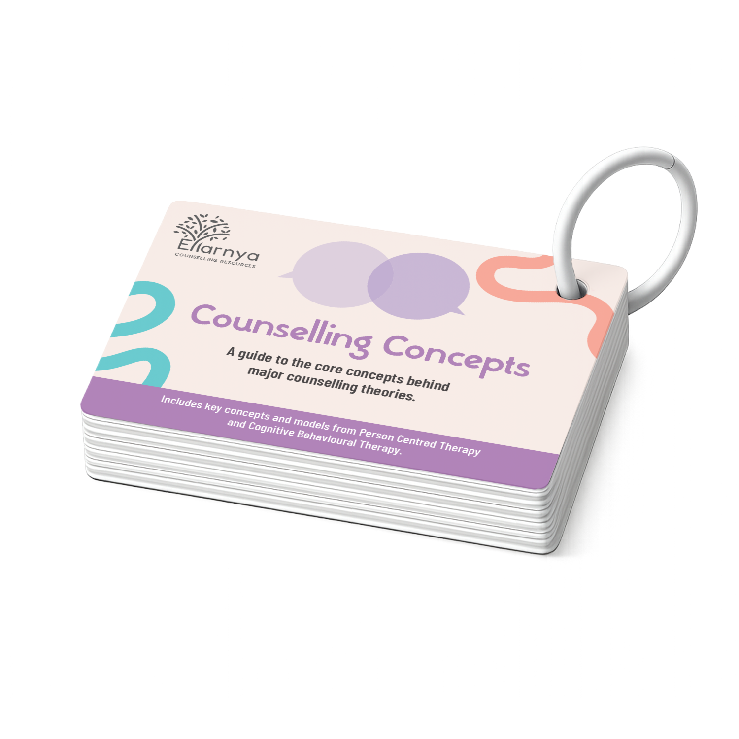 Counselling Concepts Flash Cards (CBT & PCT)