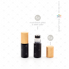 Deluxe Matte 5ml Black Roller Bottles with Copper Metallic Caps & Premium Rollers (5 pack)