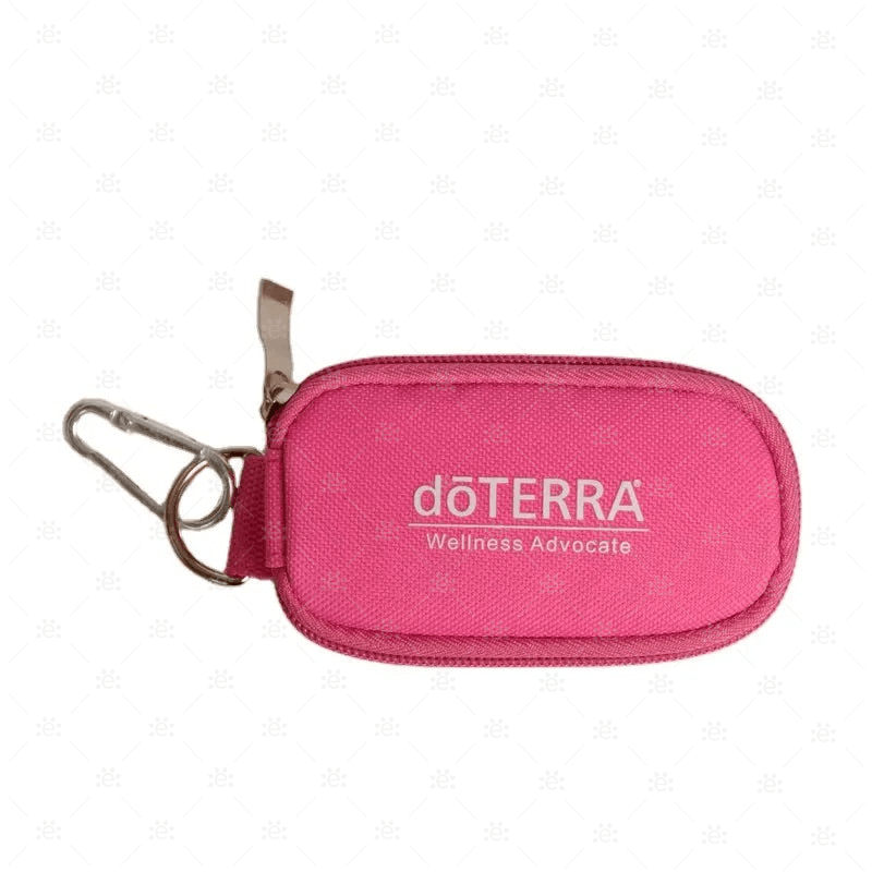 Pink - Doterra Branded Key Chain Case (Without Dram Bottles) Cases & Displays