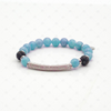 Tessa : Turquoise Gemstone Lava Diffuser Bracelet