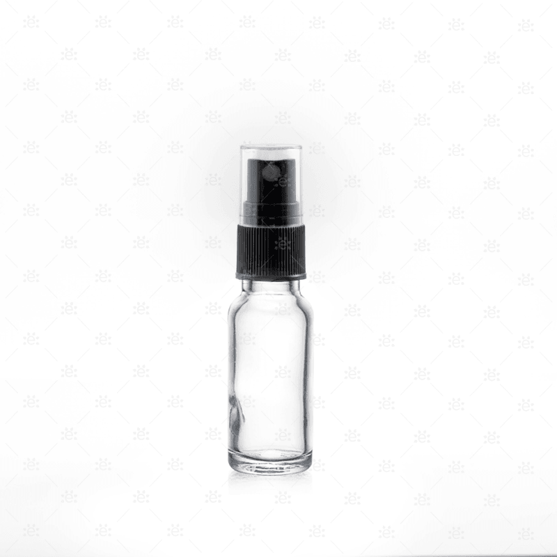 15Ml Clear Glass Bottle With Spray Head (5 Pack)