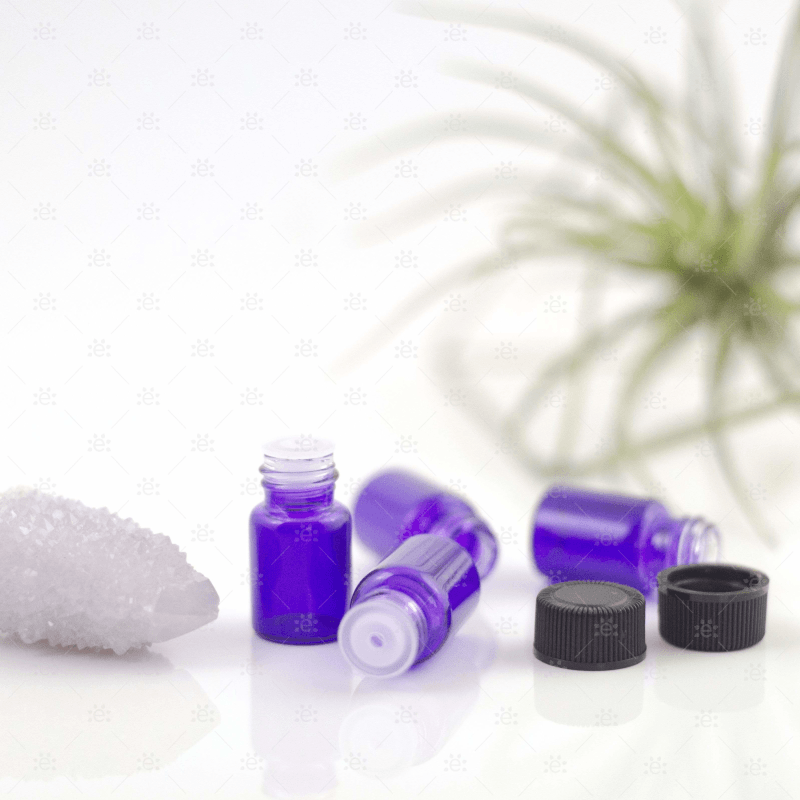 5/8 (2Ml) Dram Purple Sample Vial Bottles (24 Pack) Glass Roller Bottle